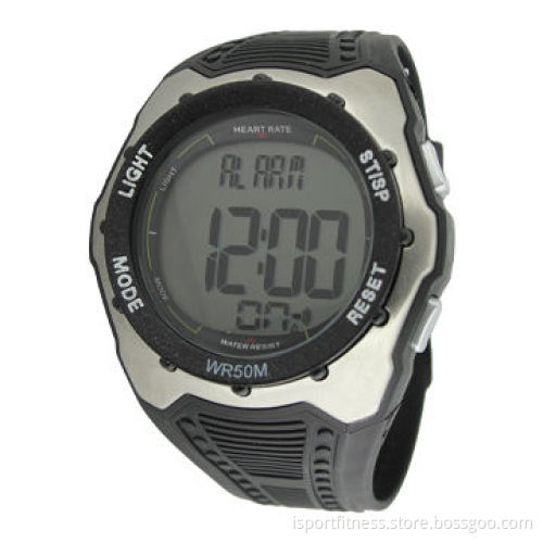 Professional heart rate monitor watch with daily alarm